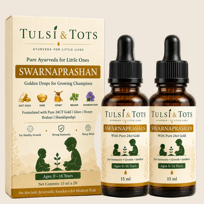 Tulsi & Tots Swarnaprashan Drop For Kids 15ml (Pack Of 2)