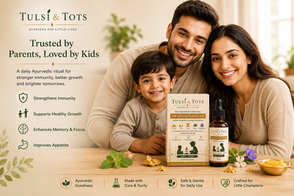 Tulsi & Tots Swarnaprashan Drop For Kids 15ml (Pack Of 2)
