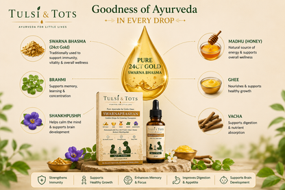 Tulsi & Tots  Swarnaprashan Drop For Kids - 15ml (0-16 Years)