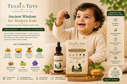 Tulsi & Tots  Swarnaprashan Drop For Kids - 15ml (0-16 Years)
