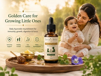 Tulsi & Tots Swarnaprashan Drop For Kids 15ml (Pack Of 2)