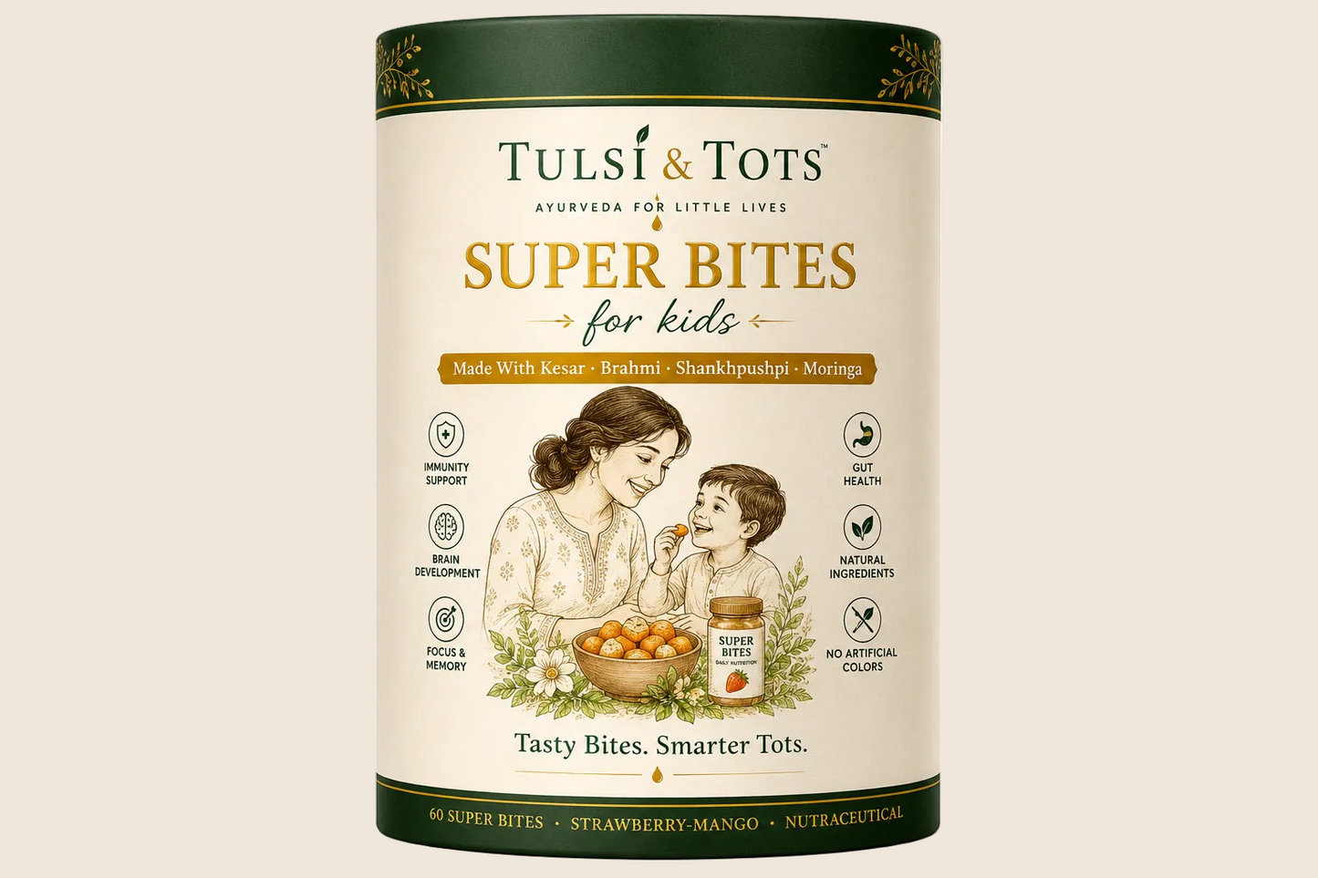 Tulsi And Tots Super Bites Gummies